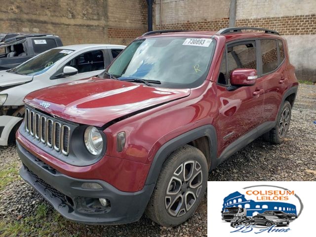 LOTE 012 - RENEGADE LONGITUDE 1.8 16V E.TORQ EVO 2018